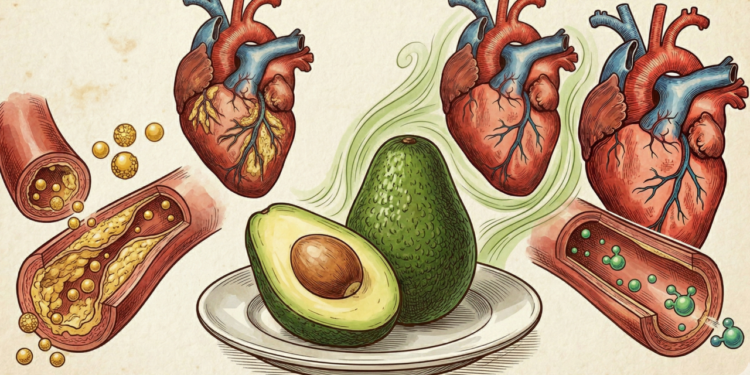 O que o abacate faz no colesterol e na saúde do coração em adultos acima dos 40 anos