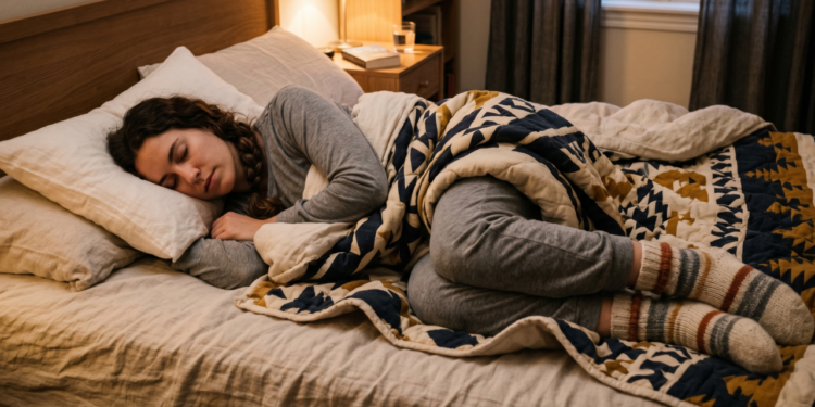 Qual é o significado quando uma pessoa dorme de meias