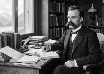 Citação do dia do filósofo Friedrich Nietzsche: “Aquilo que se faz por amor está sempre além do bem e do mal.”