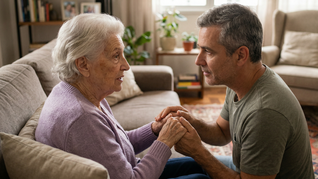 A coisa mais difícil de lidar com o envelhecimento dos pais não é o tempo passando. É o instante em que você percebe que eles começam a depender da sua calma para se sentirem seguros