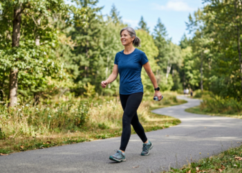 Quanto tempo você deveria levar para caminhar 1 km, de acordo com a sua idade