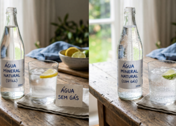 Água com gás ou água sem gás? Essa é a melhor escolha para quem quer reduzir o inchaço