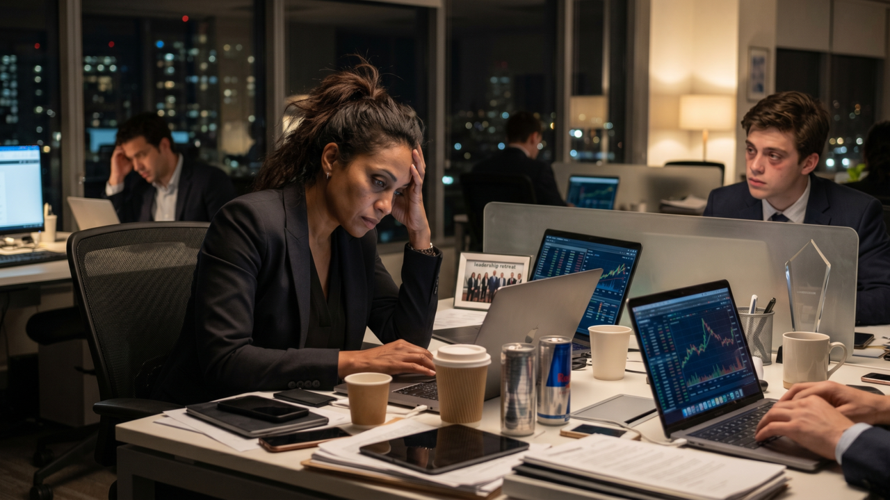 Em algum lugar entre 1998 e 2015, estar ocupado deixou de ser um sinal de esforço e se tornou um símbolo de status — e começamos a confundir cansaço com sucesso