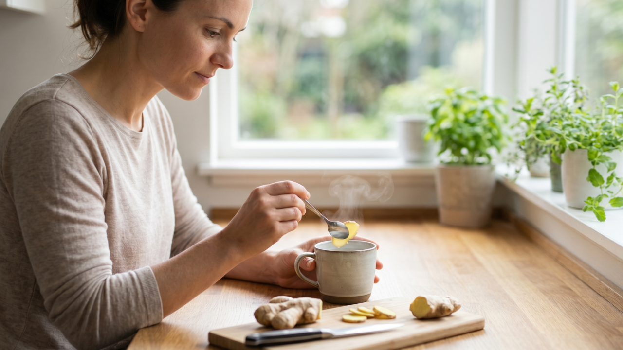 O que o gengibre em jejum faz na inflamação e no metabolismo