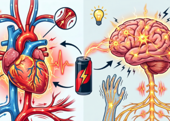 O que o energético faz no coração e no sistema nervoso