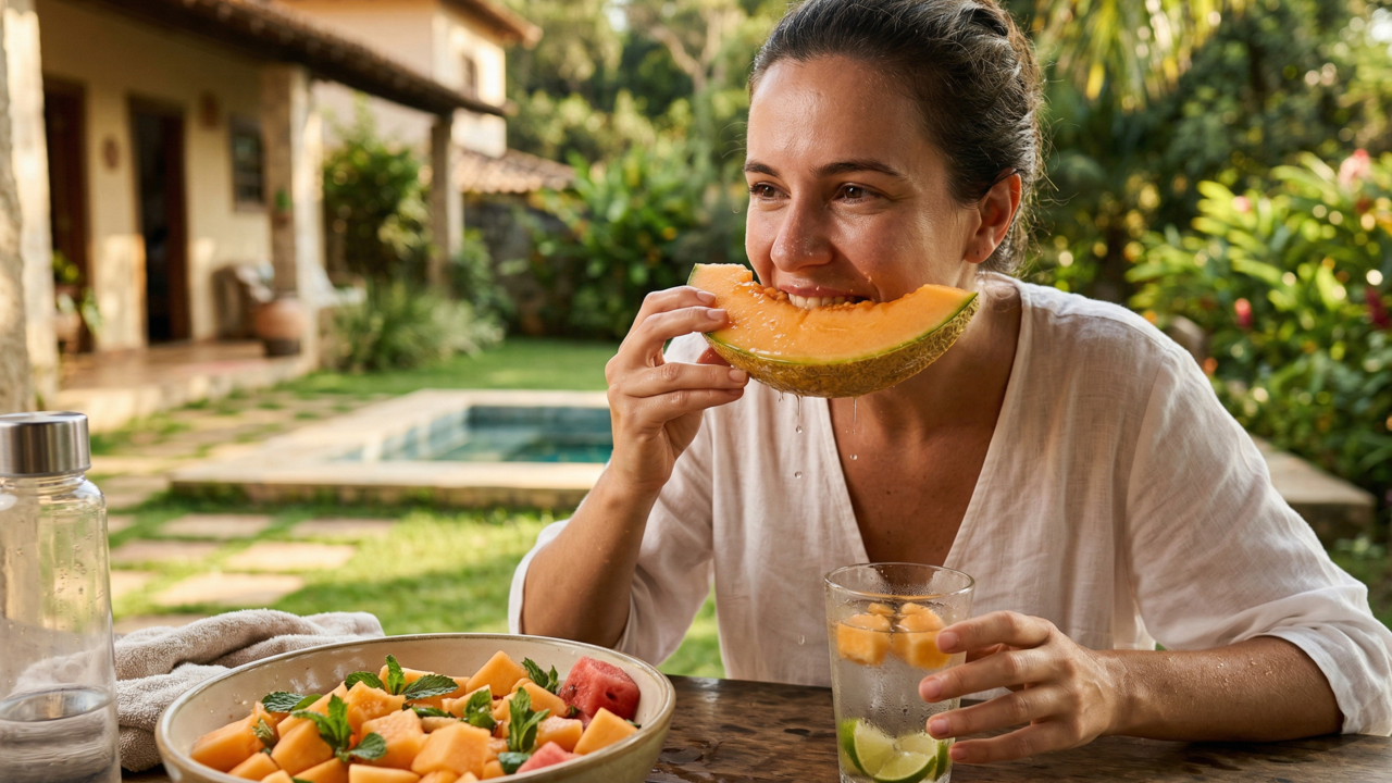O que torna essa fruta um aliado natural para hidratação e nutrição, chamada de "a fruta da mulher"