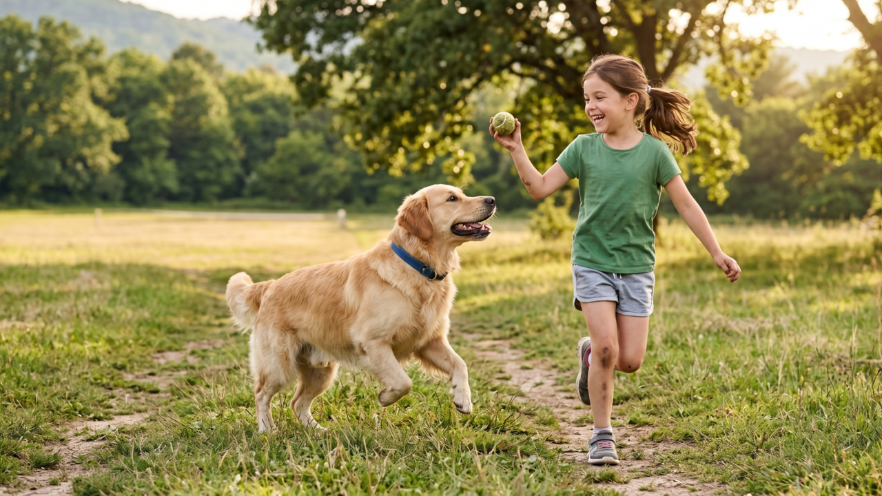 Estudos mostram que crianças que crescem com pets podem aprender mais cedo sobre cuidado e responsabilidade
