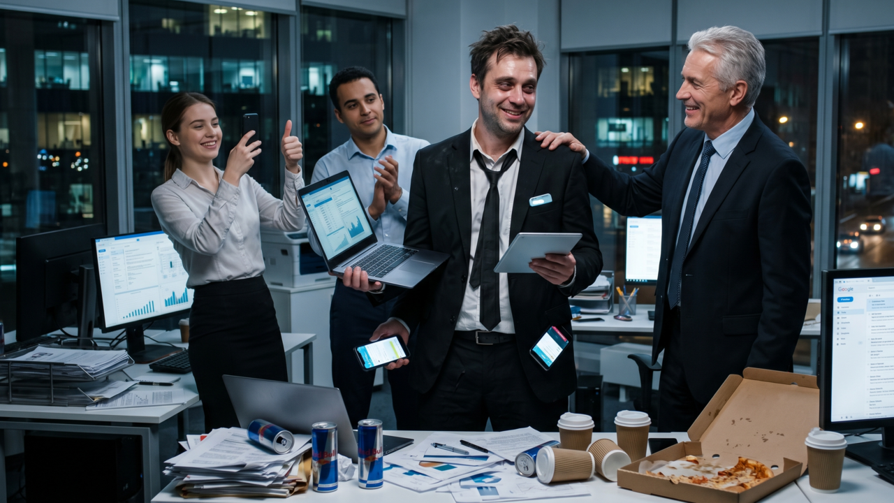 Em algum lugar entre 1998 e 2015, estar ocupado deixou de ser um sinal de esforço e se tornou um símbolo de status — e começamos a confundir cansaço com sucesso