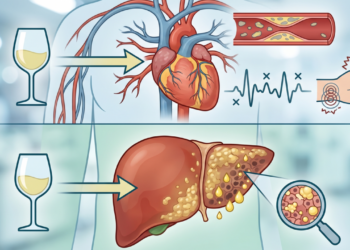 O efeito do vinho branco no fígado e na saúde cardiovascular dos adolescentes