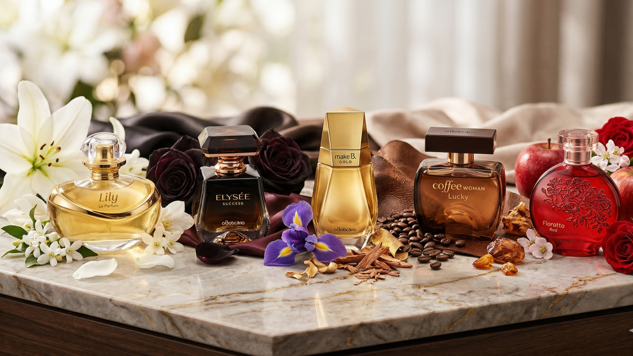 Os 5 perfumes femininos da O Boticário que fixam o dia inteiro e deixam um rastro marcante por onde passam