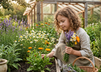 Nomes de meninas inspirados em plantas medicinais que simbolizam cuidado e proteção