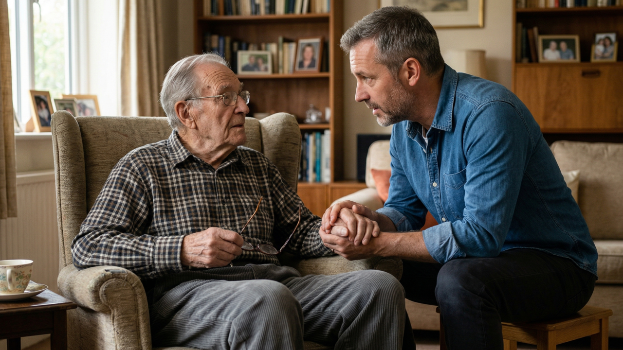A coisa mais dolorosa de ver seus pais envelhecerem não é a fragilidade no corpo. É o momento em que eles começam a pedir sua opinião como se fosse orientação