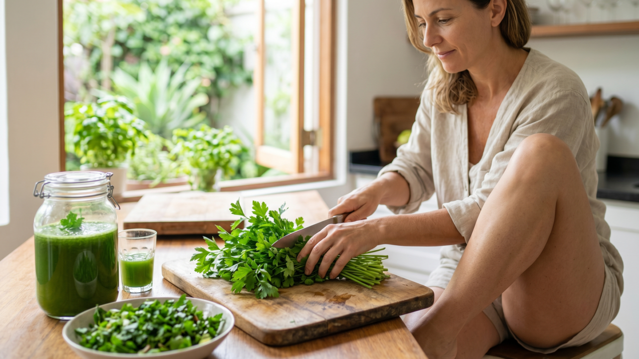 A Salsa que pode ajudar a eliminar o excesso de líquidos e aliviar o inchaço