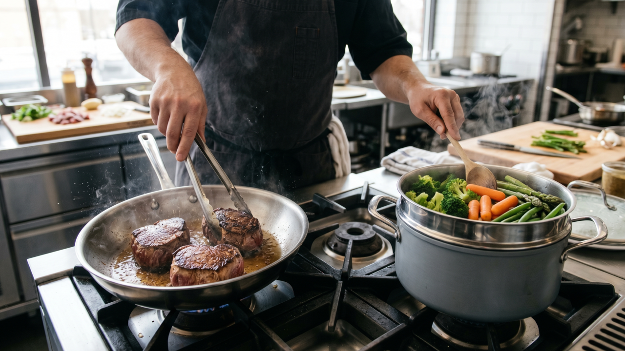 Qual é a diferença entre panela de inox e panela antiaderente que poucos sabem