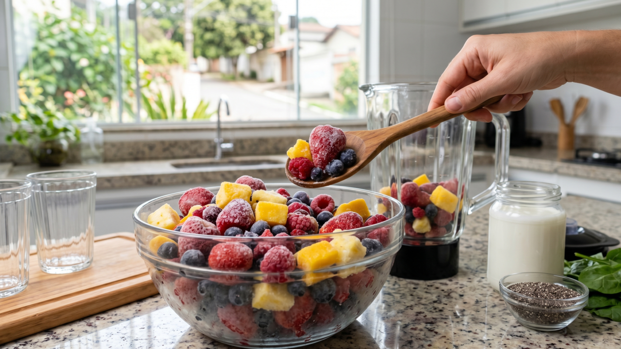 As frutas congeladas que podem entrar na rotina de quem quer cuidar do colesterol