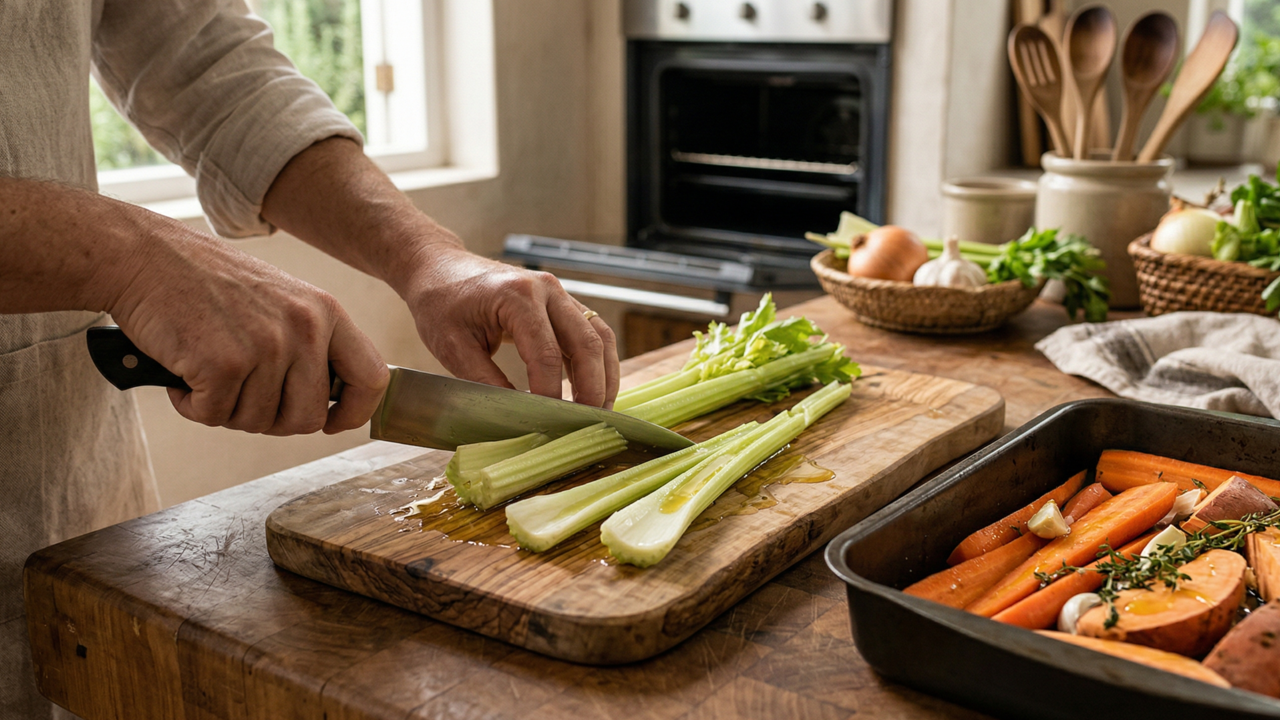 Jamie Oliver explica, legumes mais saborosos no forno não precisam de mais tempero, mas da forma certa de corte antes de assar