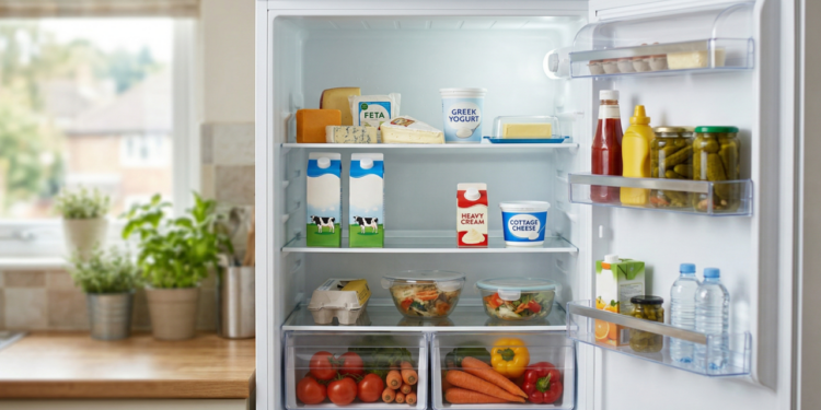 O 1 lugar na geladeira onde você nunca deve guardar leite