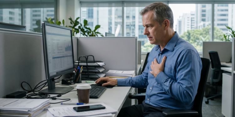 O hábito diário de ficar sentado por horas que prejudica mais o coração do que fumar