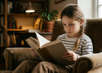 Estudos mostram que crianças que liam livros físicos com frequência estavam fortalecendo o que hoje é conhecido como foco profundo