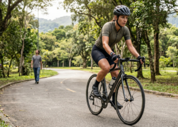 Pedalar queima mais calorias que caminhada leve, mas o efeito só aparece com intensidade moderada contínua