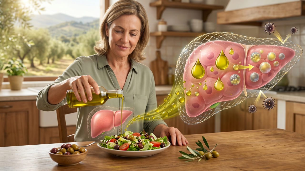 É isso que o azeite de cozinha faz no seu fígado e saúde cardiovascular
