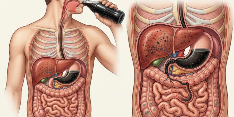 O que o refrigerante zero faz no intestino e no fígado