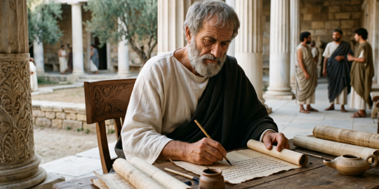 Citação do dia do filósofo Aristóteles: “Somos o que repetidamente fazemos. A excelência, portanto, não é um ato, mas um hábito.”