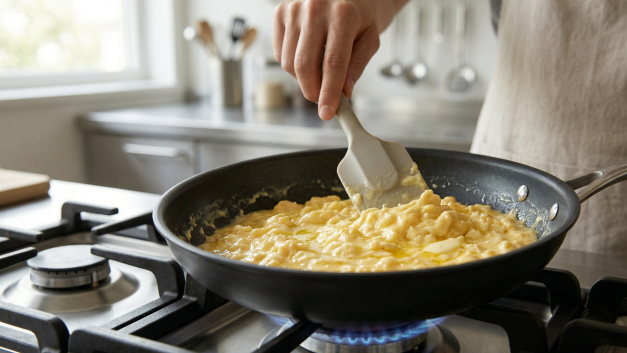 Paola Carosella revela por que mexer o ovo devagar na manteiga deixa a textura mais cremosa