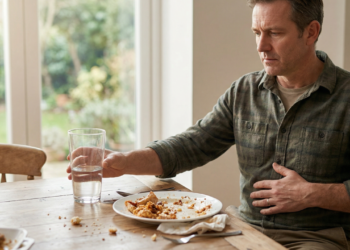 O que acontece ao beber água logo após as refeições