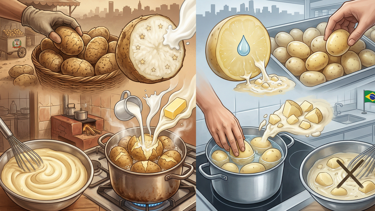 Chef Gordon Ramsay: “O purê de batata mais cremoso não leva só leite, é finalizado com manteiga e técnica delicada”