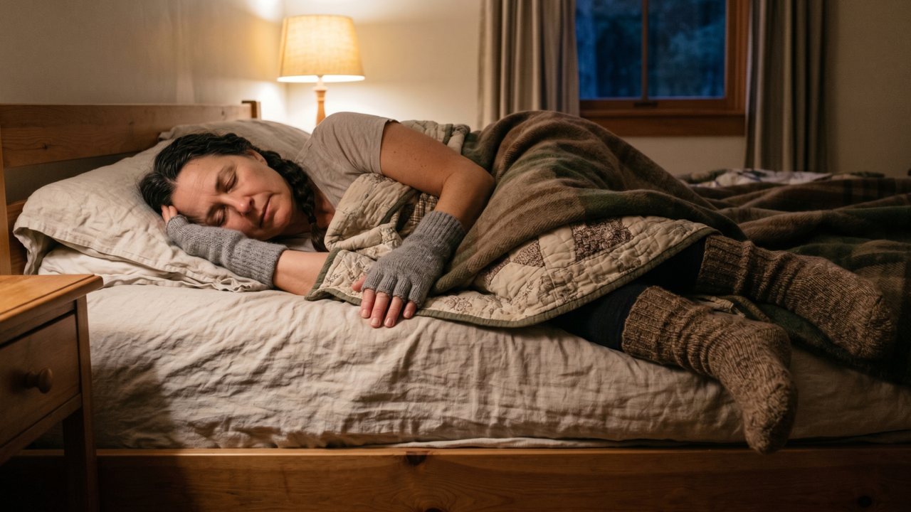 Qual é o significado quando uma pessoa dorme de meias