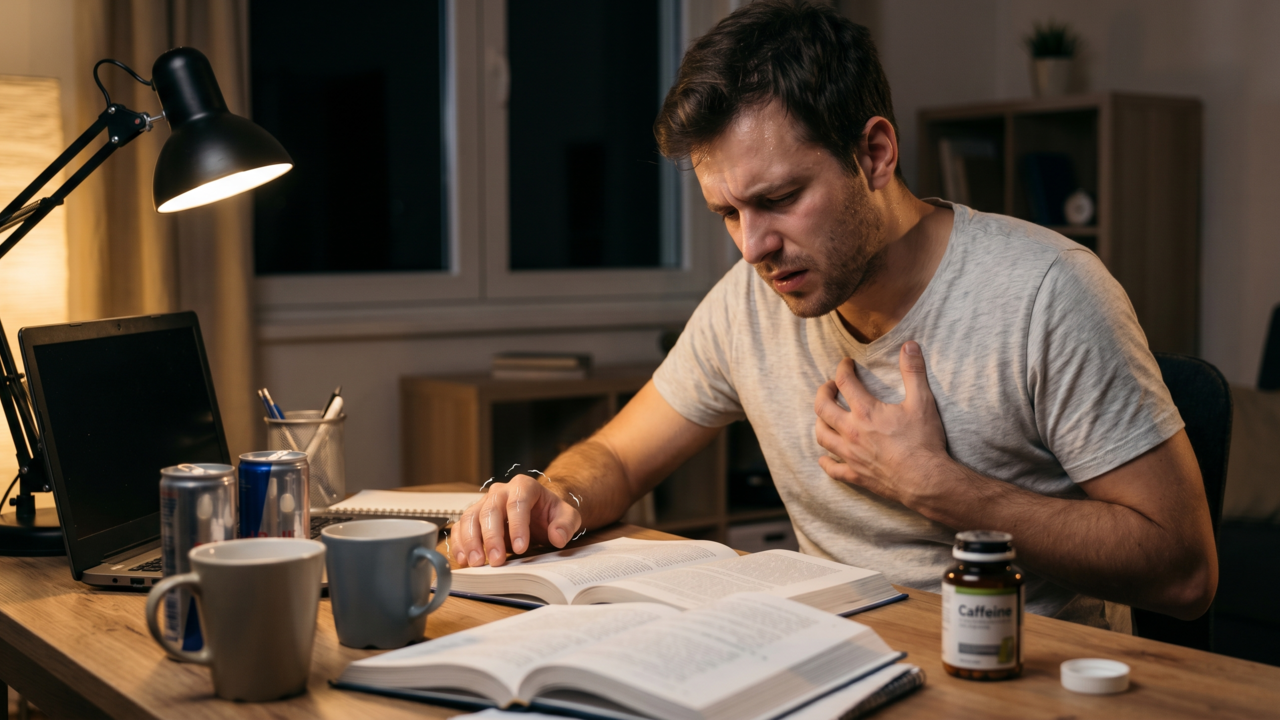 O que o excesso de café ao longo do dia faz no sistema nervoso e na qualidade do sono