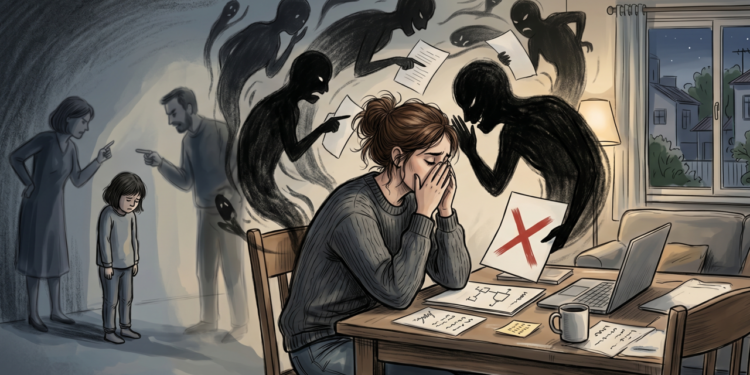 Segundo a psicologia, pessoas que cresceram sendo muito criticadas desenvolvem uma autocrítica tão forte que afeta decisões na vida adulta