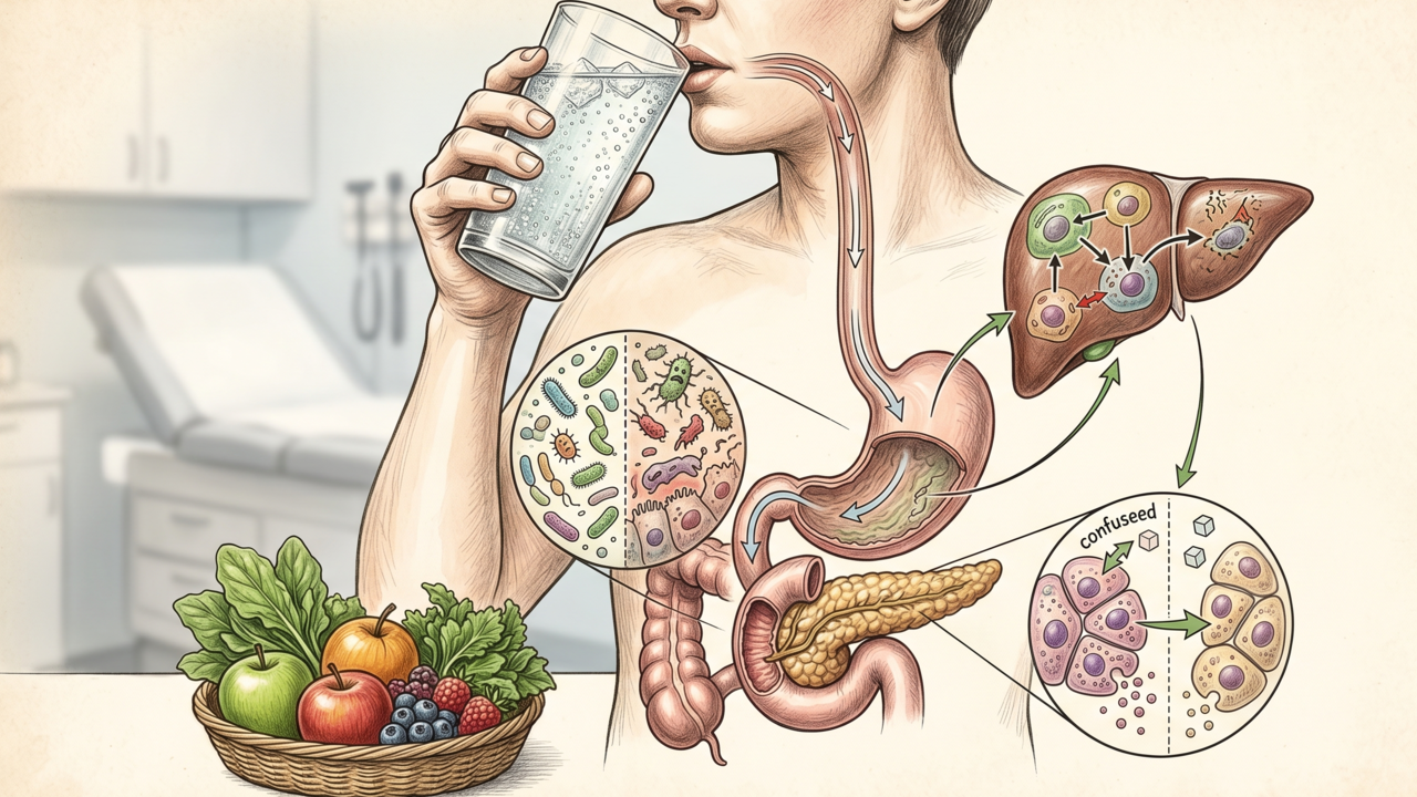 O que o refrigerante faz no pâncreas e no fígado