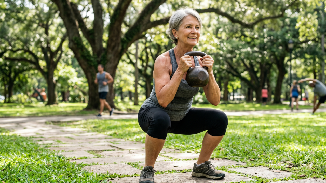 Especialistas em geriatria alertam: após os 60 anos é essencial fazer exercícios de força 2 vezes por semana, priorizar pernas, usar o peso do corpo e manter regularidade