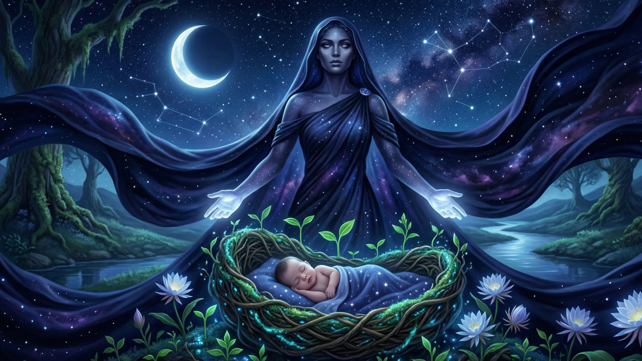 Os 5 nomes de bebê menina inspirados em deusas da lua e da noite