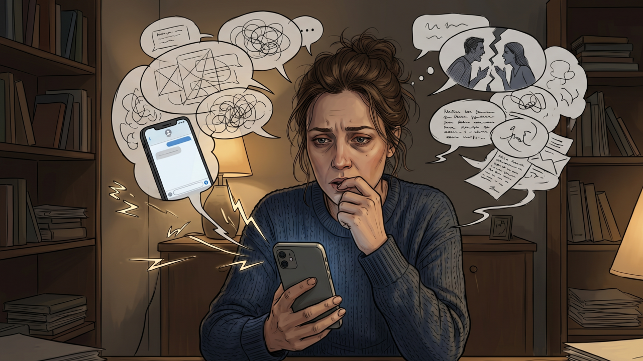 Algumas pessoas não demoram para responder mensagens porque são frias, demoram porque aprenderam que toda resposta podia virar cobrança, drama ou conflito