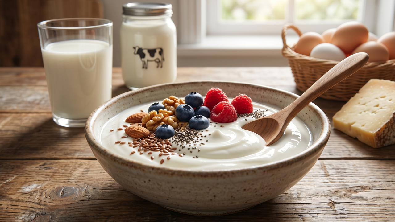 Nutricionista explica: o problema do iogurte “fit” não é a gordura do leite, é a grande quantidade de adoçantes e aromatizantes