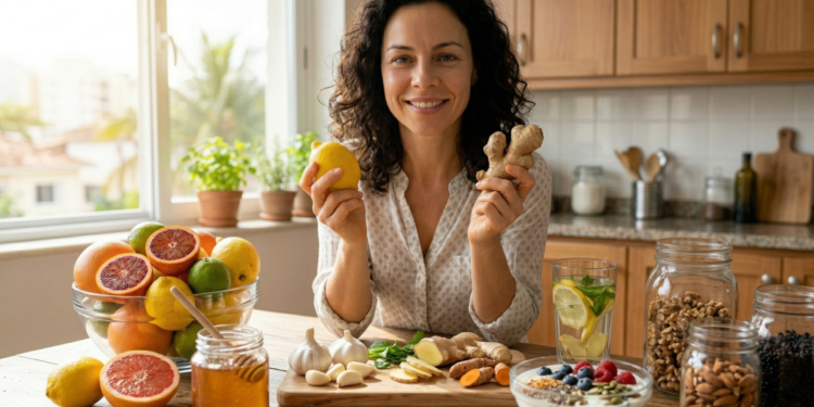 Como melhorar a imunidade com alimentos naturais e nutritivos no dia a dia