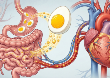 O que o ovo faz no intestino e na saúde cardiovascular