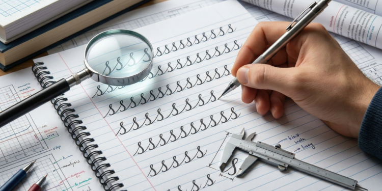 Como uma pessoa perfeccionista escreve a letra “s”, de acordo com especialistas em grafologia