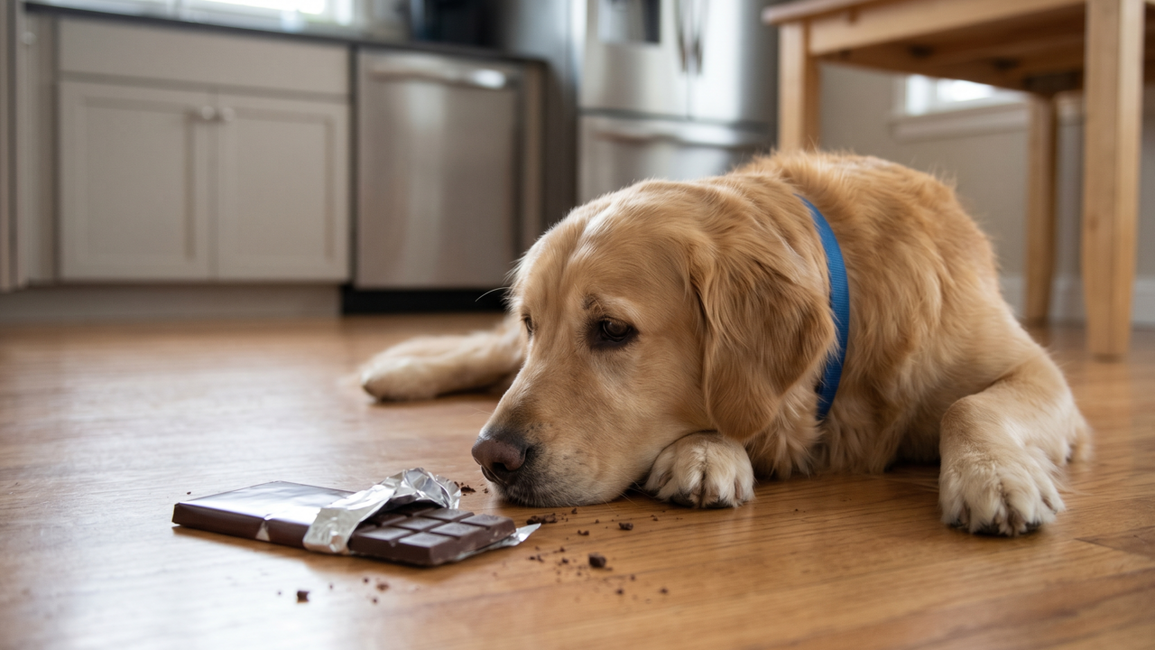 O que o chocolate faz com o cachorro