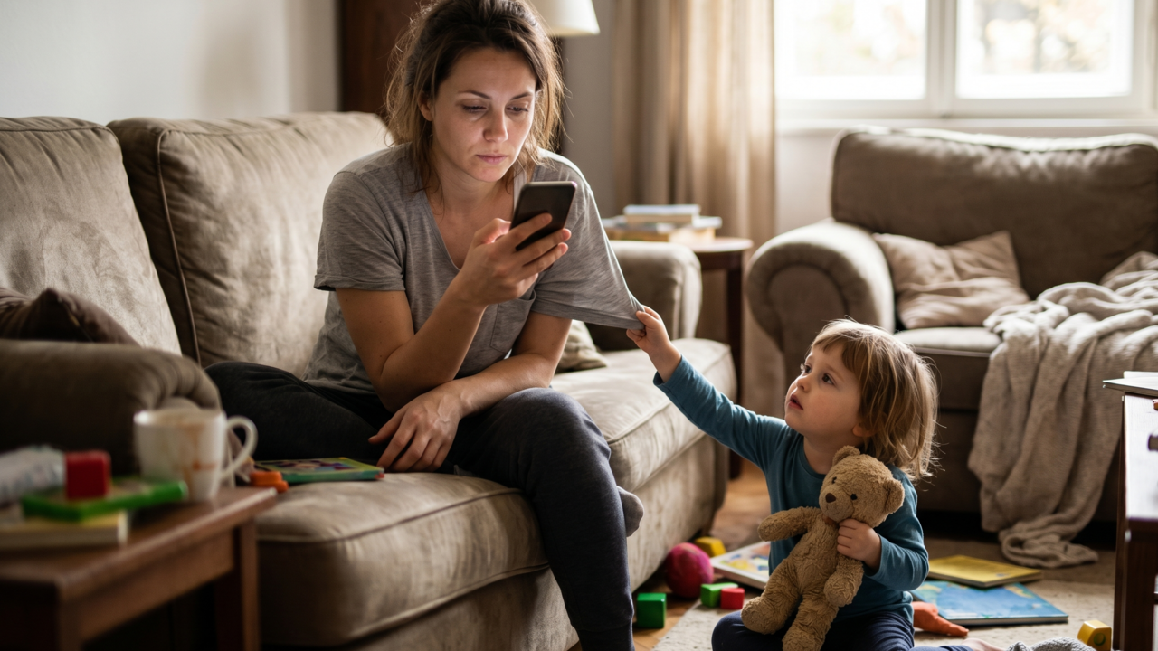 De acordo com estudos, o uso excessivo de telas pelos pais está afetando o comportamento dos filhos
