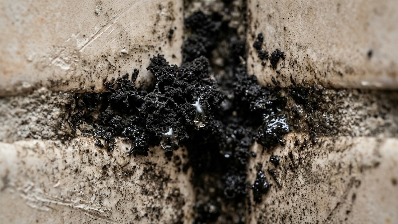 Remoção natural de mofo em banheiros