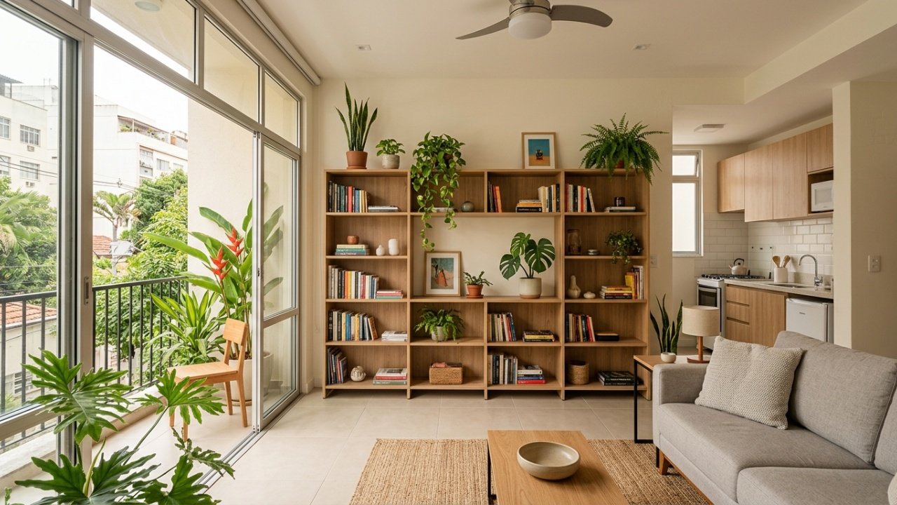 Materiais resistentes à água como tendência em móveis para apartamentos pequenos