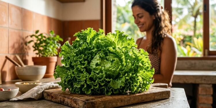 Benefícios nutricionais das folhas de alface para a imunidade