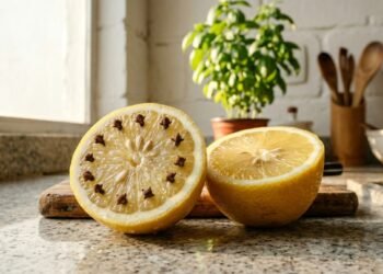 Colocar limão em pontos estratégicos da casa