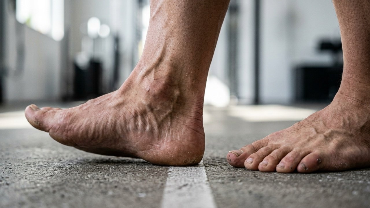 Caminhar em linha reta por alguns passos