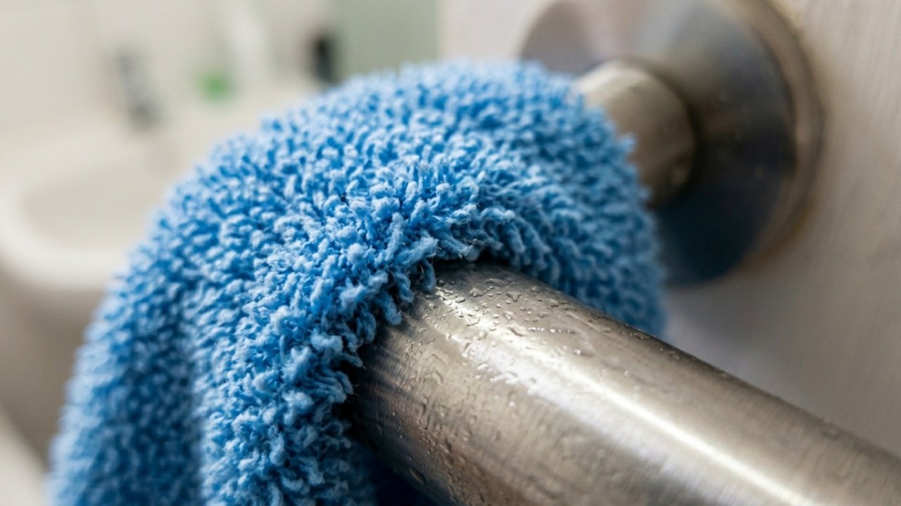 Borrifar álcool nas maçanetas todos os dias