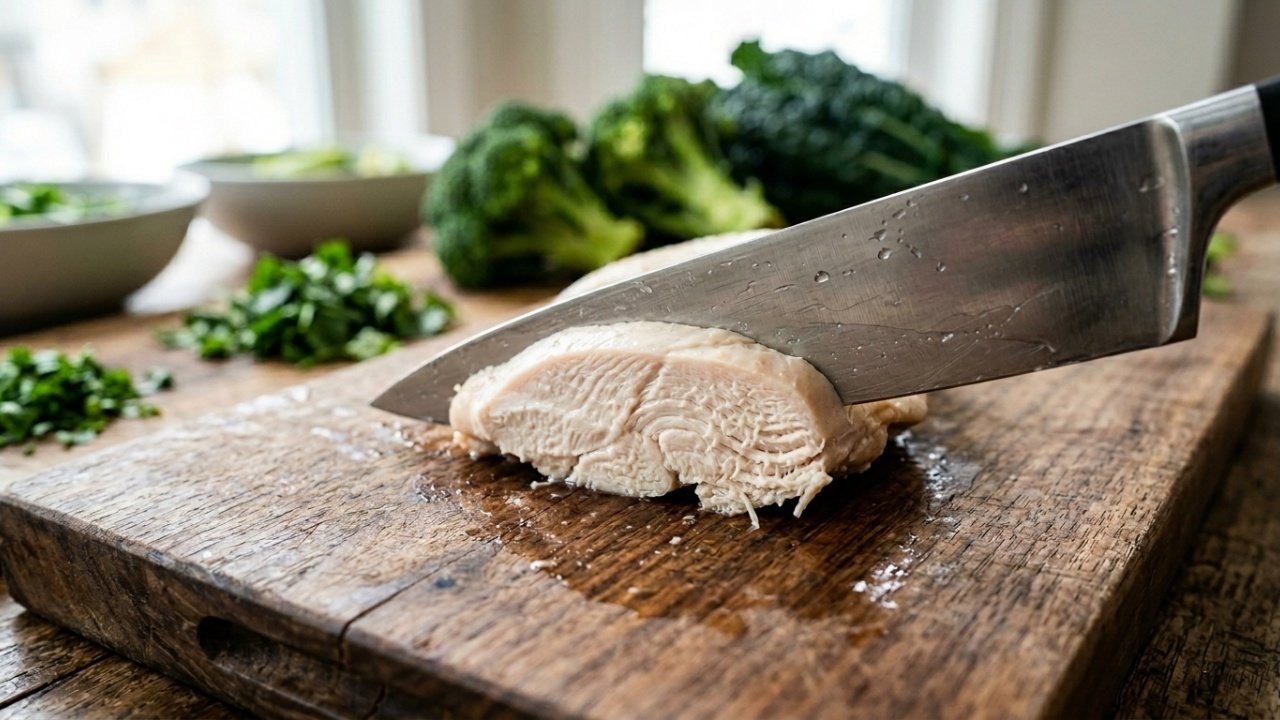 Recuperação muscular com nutrição adequada e fontes proteicas magras